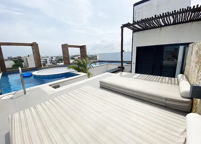 Estudio Con Rooftop Cerca De La Playa Y 5ta Av Appartamento